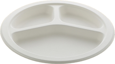 9 Inch 3 CP Round Plate